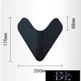 UNIVERSO Wandleuchte LED 12 W 1000 lm 6500 K IP65 200 × 170 × 88 mm schwarz