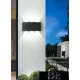UNIVERSO Wandleuchte LED 16 W 1300 lm 6500 K IP65 169 × 80 × 40 mm schwarz