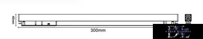 UNIVERSO Magnetischer Schienenstrahler DC:48V 18W 1620LM 4000K RA90 IP20 300x45x24mm Schwarz