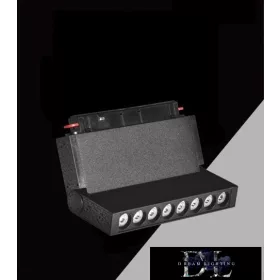   UNIVERSO Magnetisch an Schiene montierbarer Spotstrahler DC:48V 10W 800LM 4000K RA90 IP20 158x45x24mm Schwarz
