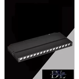   UNIVERSO Magnetischer Schienenstrahler DC:48V 24W 2160LM 4000K RA90 IP20 600x45x24mm Schwarz