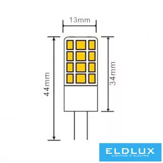 UNIVERSO LED-Lichtquelle G4 12 V 3 W 360 lm 3000 K