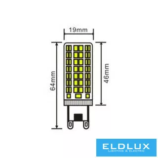 UNIVERSO LED-Glühlampe G9 6 W 680 lm 6500 K CRI≥80 Ø19x64 mm