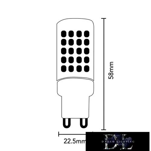 UNIVERSO LED-Glühlampe G9 86D 7 W 700 lm 3000 K