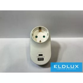 ELDLUX Verteiler 1x Typ F + 1x USB Typ A + 1x USB Typ C IP20