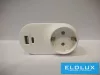 ELDLUX Verteiler 1x Typ F + 1x USB Typ A + 1x USB Typ C IP20