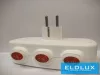 ELDLUX Verteiler 3x Typ F mit Schalter IP20