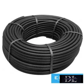   GEWISS Flexibles Rohr, schlagfest, 20/50 m (d=14,1 mm), schwarz FK15 750N 2J PVC