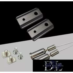   UNIVERSO Magnetisches Wandschienensystem Aufhängungsset 2 Stück/Packung