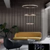 ELDLUX RINGS Kristallglas-Pendelleuchte Chrom 59W 4000K