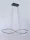 ELDLUX MEMPHIS Kristallglas-Pendelleuchte Chrom 27W 4000K