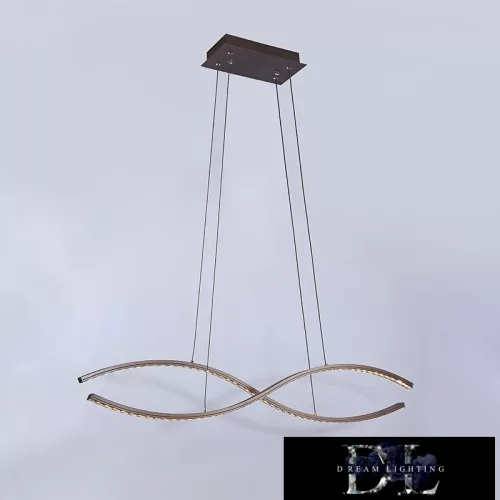 ELDLUX MEMPHIS Kristallglas-Pendelleuchte Chrom 27W 4000K