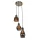 ELDLUX PEAR Pendelleuchte 3×E27 schwarz