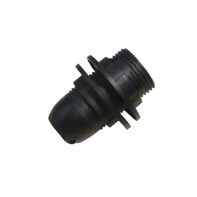 ELDLUX K314B E14-Fassung mit 2 Ringen, schwarz