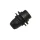 ELDLUX K314B E14-Fassung mit 2 Ringen, schwarz