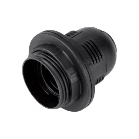 ELDLUX K327X E27-Fassung mit 2 Ringen, schwarz