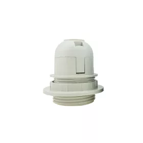 ELDLUX K327Y E27-Fassung mit Ring, weiß