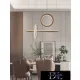 UNIVERSO Pendelleuchte 80 W 6400 lm 6500 K IP20 Gold 730 mm