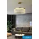 UNIVERSO Kristallglas-Kronleuchter 27 W 2160 lm 6500 K gold D500x1200 mm