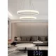 UNIVERSO Pendelleuchte 51 W 4080 lm 4000 K IP20 Weiß ∅430+590 x 1200 mm