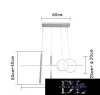 UNIVERSO Pendelleuchte 48 W 3840 lm 4000 K 1090 mm IP20 weiß