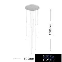 UNIVERSO Pendelleuchte COB LED 105W 8400lm 4000K ∅800x2500mm IP20 weiß
