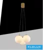UNIVERSO Pendelleuchte 3xG9 max. 10 W D360x850 mm IP20 Altgold 5 Jahre