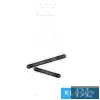 ELDLUX ELDAMARILL Kristallglas-Pendelleuchte D600 264W CCT