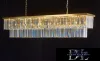 ELDLUX ELDICICLE Kristallglas-Kronleuchter E14×24 L1800x340x380mm gold