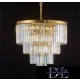 ELDLUX ELDICICLE Kristallglas-Kronleuchter E14×14 D600x554mm gold
