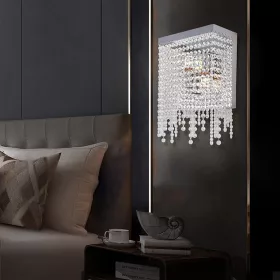 ELDLUX ELDALIZ Wandleuchte aus Kristallglas L250 E14×2