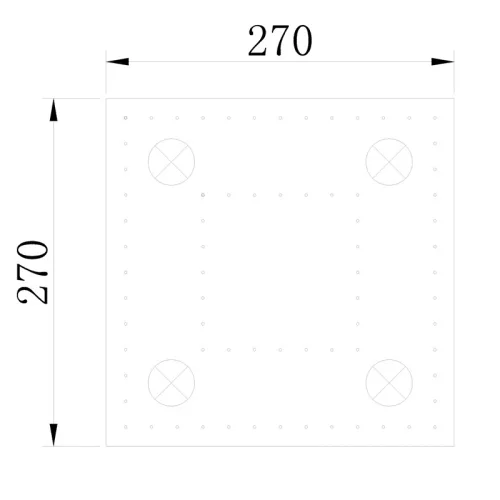 ELDLUX ELDALIZ Kristallglas-Deckenleuchte L270 E14×4