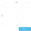 ELDLUX ELDALIZ Kristallglas-Deckenleuchte L600 E14×16