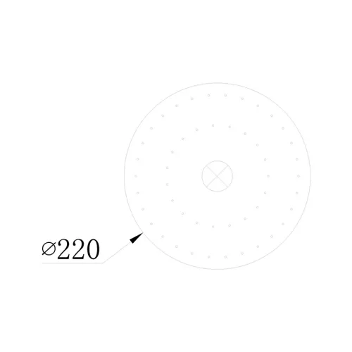 ELDLUX ELDILEN Kristallglas-Deckenleuchte Ø220 E14