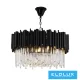 ELDLUX Kristallglas-Kronleuchter E14×12 D550x300x1200mm Schwarz