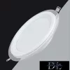 UNIVERSO Rundes LED-Einbauleuchtenpanel 18 W 1800 lm CCT mit Schalter IP20 Weiß