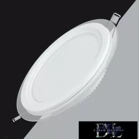   UNIVERSO Rundes LED-Einbauleuchtenpanel 18 W 1800 lm CCT mit Schalter IP20 Weiß