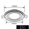 UNIVERSO Rundes LED-Einbaupanel 6 W 500 lm CCT IP20 weiß