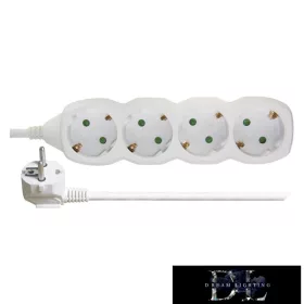   EMOS Steckdosenleiste (Verlängerungskabel) 4 Steckdosen 1,5 m 1,5 mm²