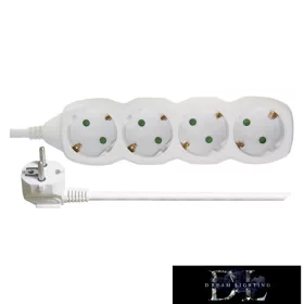   EMOS Steckdosenleiste (Verlängerungskabel) 4 Steckdosen 5 m 1,5 mm²