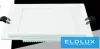 UNIVERSO Quadratisches LED-Einbaupanel 12 W 1100 lm CCT/Kap. 120° IP20 Weiß 120 × 120 mm Ausschnitt: 94 × 94 mm