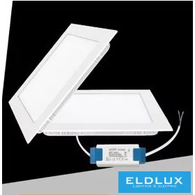   UNIVERSO Quadratische LED-Einbauleuchte 12 W 1200 lm CCT/Kap. 120° IP20 Weiß 175 x 175 mm Ausschnitt: 155 x 155 mm 3 Jahre