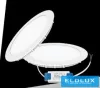 UNIVERSO Rundes LED-Einbau-Panel 12 W 1200 lm CCT/Kap. 120° IP20 Weiß D175 mm Ausschnitt: D155 mm 3 Jahre
