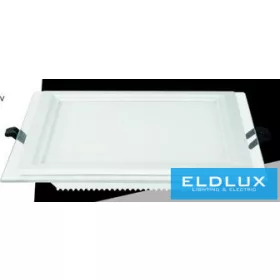   UNIVERSO Quadratische LED-Einbauleuchte 18 W 1800 lm CCT/Kap. 120° IP20 Weiß 220 x 220 mm Ausschnitt: 165 x 165 mm
