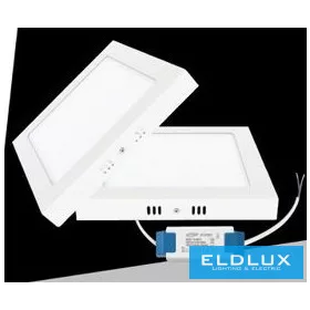   UNIVERSO Quadratisches LED-Panel zur Aufputzmontage 18 W 1800 lm CCT/Kap. 120° IP20 Weiß 225 x 225 x 35 mm 3 Jahre