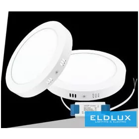   UNIVERSO Rundes LED-Panel für den Außenbereich 18 W 1800 lm CCT/Kap. 120° IP20 Weiß D225x35mm 3 Jahre