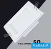 UNIVERSO Quadratische LED-Einbauleuchte 6 W 500 lm CCT/Kap. 120° IP20 Weiß 100 x 100 mm Ausschnitt: 75 x 75 mm