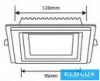 UNIVERSO Quadratische LED-Einbauleuchte 9 W 780 lm CCT/Kap. 120° IP20 Weiß 120 x 120 mm Ausschnitt: 95 x 95 mm