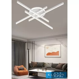   UNIVERSO Deckenleuchte 45 W 3600 lm CCT MIT SCHALTER IP20 weiß 640 × 640 × 110 mm