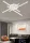 UNIVERSO Deckenleuchte 45 W 3600 lm 6500 K IP20 weiß 640 x 640 x 110 mm